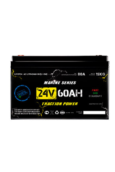 Тяговый аккумулятор ASPIL (24В, 60Ач, LiFePO4)