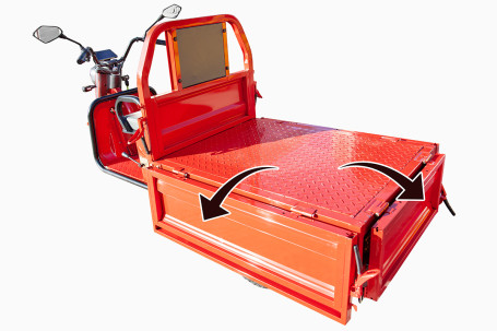 Трицикл электрический Rutrike Амулет 1100 (красный)