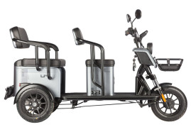 Трицикл электрический Wanshida UM+ (60V, 1000W, черный)