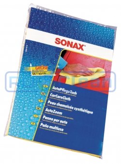 Замша искусственная SONAX (44х54см, желтая, инд. упак.)