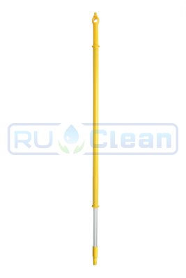 Ручка телескопическая FBK (с подачей воды, алюминий, 1250/2000х32мм, желтый)
