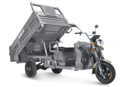 Трицикл электрический Rutrike D5 1700 60V/1200W (серый)