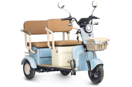 Трицикл электрический Rutrike Атлас (синий)