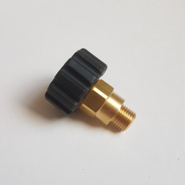 Переходник М22х1.5г-1/4"ш (400бар, лат) R+M