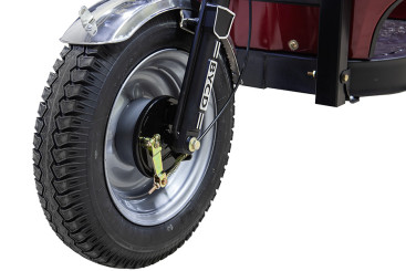 Трицикл электрический Rutrike D4 КАБИНА 1800 (серый)