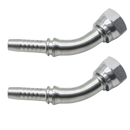 Фитинг высокого давления BSP (DN25, 1&quot;г, 45гр, оцинк) Robin