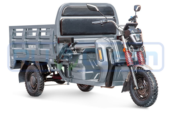 Трицикл электрический Rutrike Антей Pro 1500 60V1200W (серый)