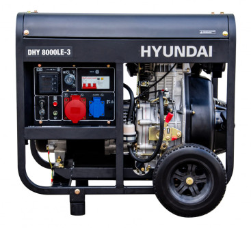 Генератор дизельный Hyundai DHY 8000LE-3