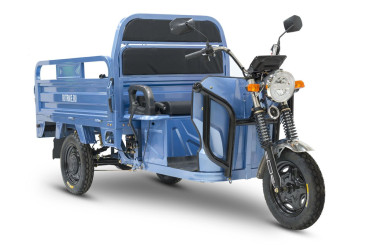 Трицикл электрический Rutrike Вектор 1500 (60V, 1200W, т-синий)