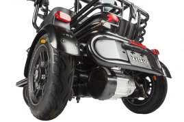 Трицикл электрический Wanshida UN MOTO (60V, 650W, черный)