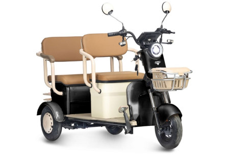 Трицикл электрический Rutrike Атлас (черный) (026353-3259)