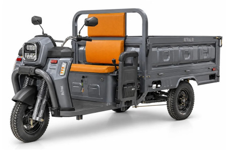 Трицикл электрический Rutrike Импульс 1800 60/72V 1500W (серый) (026649-3285)