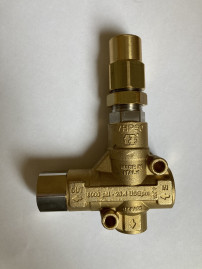 Регулятор давления Mecline VHP50 (360бар, 100л/мин, 1/2"г-1/2"г, By-pass 1/2"г, лат)