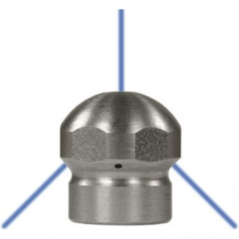 Форсунка каналопромывочная R+M (1/8F, 1х3 отверстие, 100мм)