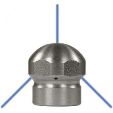 Форсунка каналопромывочная R+M (1/8F, 1х3 отверстие, 100мм)