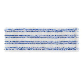 Моп TTS Wet Disinfection soft band (40см, белый с синими полосками)