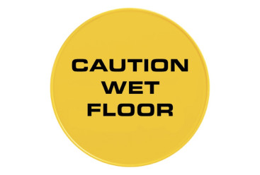 Табличка TTS Осторожно мокрый пол (23см, круглая, франц. яз)