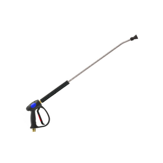 Пистолет высокого давления MV925 (70cм, вх.М22ш, изогн, форсунка) Tecomec