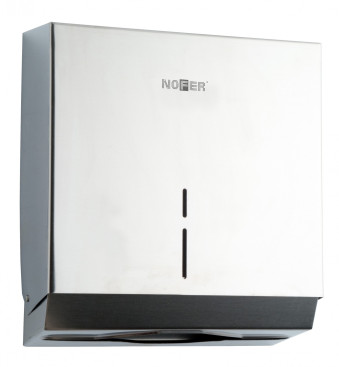 Диспенер для бумажных полотенец Nofer 04005.W (сталь, белый)