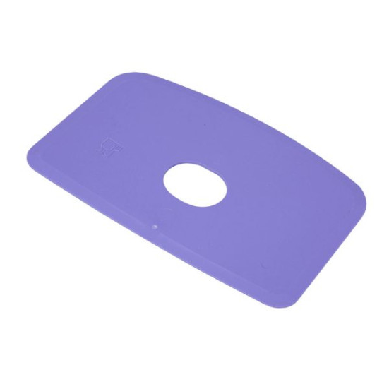 Скребок с отверстием FBK (146х98мм, гибкий, фиолетовый)