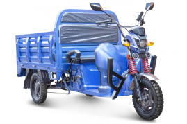 Трицикл электрический Rutrike Антей-У 1500 60V1000W (темно-синий матовый)
