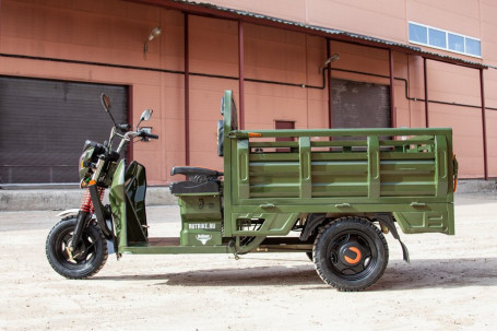 Трицикл электрический Rutrike Антей-У 1500 60V1000W (темно-синий матовый)
