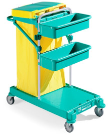 Тележка TTS GREEN 50 (держатель мешка 120 л, контейнеры 2х6 л)