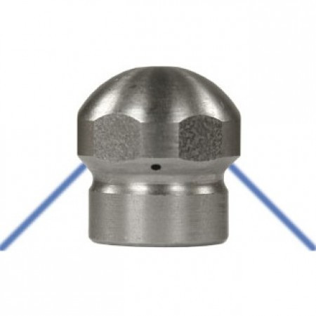 Форсунка каналопромывочная R+M ST-49 (045, 1/8&quot;г, 3отв, бой назад)