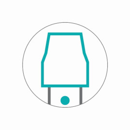 Рамка TTS BLIK (50см, с педалью и зажимом для мопов с карманами, серый)