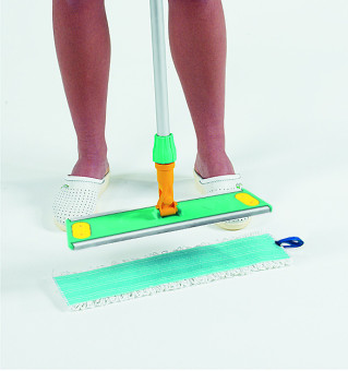 Рамка TTS VELCRO (40х9.5см, зеленая, с отверстиями)