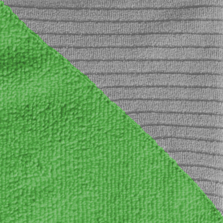 Салфетки TTS Dual-T (с абразивным уголком, зеленый, 200шт)