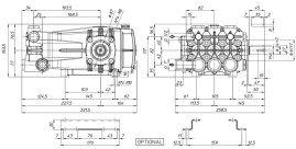 Насос высокого давления UDOR CKC 42/20 S (200бар, 42л/мин)