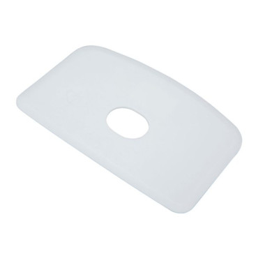 Скребок с отверстием FBK (160х125мм, гибкий, белый)