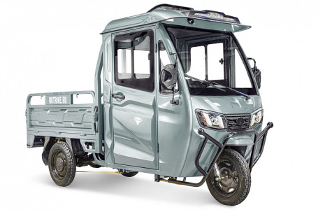 Трицикл электрический Rutrike КАРГО Кабина 1500 60V1000W (серый)