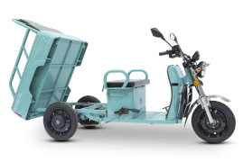 Трицикл электрический Rutrike Амулет 1100 (72V, 1000W, темно-синий)