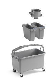 Набор TTS EROY E-06 (ведро 28 л, съемные модули, на колесах)