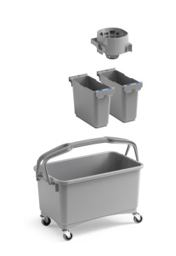 Набор TTS EROY E-06 (ведро 28 л, съемные модули, на колесах)