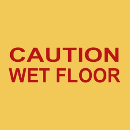 Указатель TTS "Осторожно мокрый пол" (полипроп, 2хсторонний, датск)