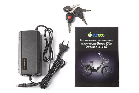 Электровелосипед GREEN CITY e-ALFA Fat (красный)