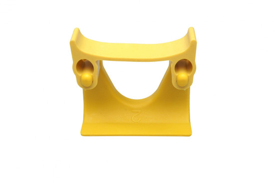 Крепление для планки FBK (Ø28 – 40 мм, желтый)