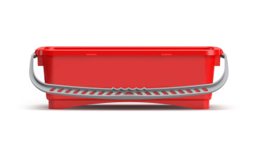 Ведро TTS (10л, ручка, без крышки, красный)