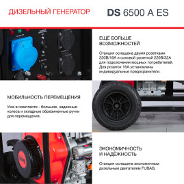 Генератор дизельный FUBAG DS 6500 A ES