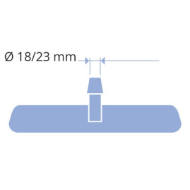 Рамка со спонжем TTS BLIK (40см, полипропилен, серо-зеленый)