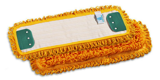 Моп с держателями TTS Microriccio (40х13см, микрофибра, желтый)