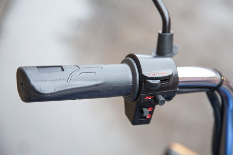 Трицикл электрический Rutrike Вояж К22 1200 60V/800W (синий)