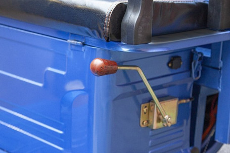 Трицикл электрический Rutrike Вояж К22 1200 60V/800W (синий)