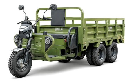 Трицикл электрический Rutrike Профи 2200 60V 1800х2W (серый) (026657-3299)
