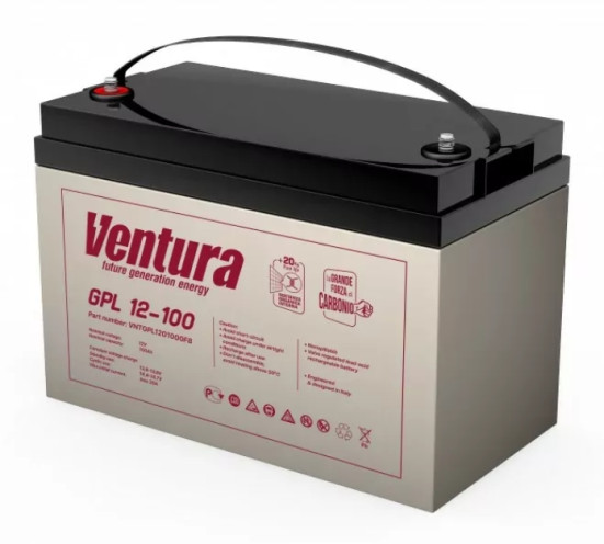 Тяговый аккумулятор Ventura GPL 12-100 (12В, 106Ач, AGM)