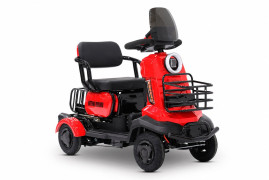Трицикл электрический Rutrike Квадро (красный)