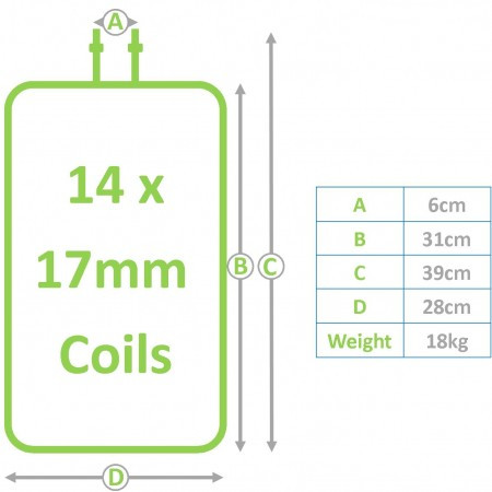 Змеевик (280х390мм, для HDS 501,550,697,698) R+M 